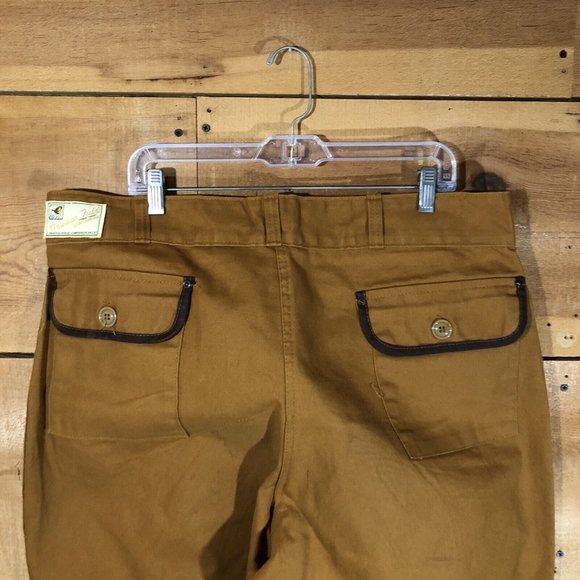 Vintage American Field Canvas Brush Field Hunting Pants Mens Size 40x30 Brown - Picture 7 of 10